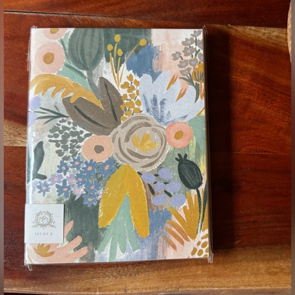 NEW Rifle Paper Co. Luisa Floral and Gold Patterned Pocket Notebook Set, gifts - Picture 4 of 7